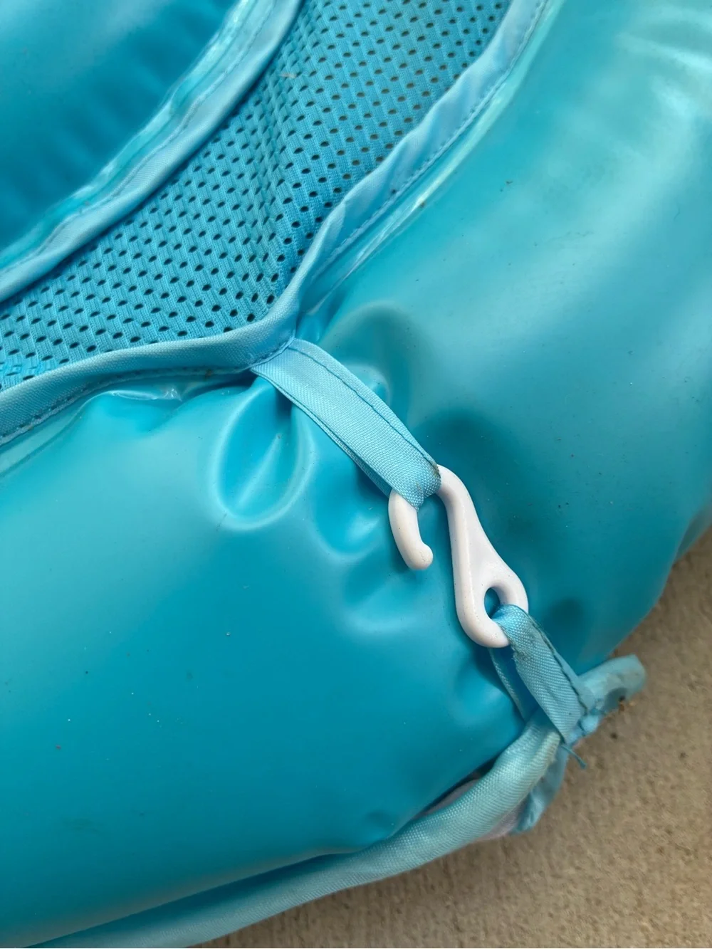 Inflatable Baby Pool Float with Canopy - Blue